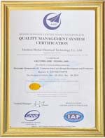ISO9001-2008 Quality Certification